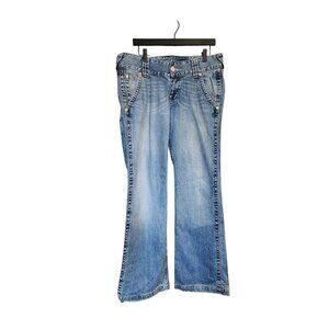 Refuge Premium Denim Jeans Wide Leg Womens